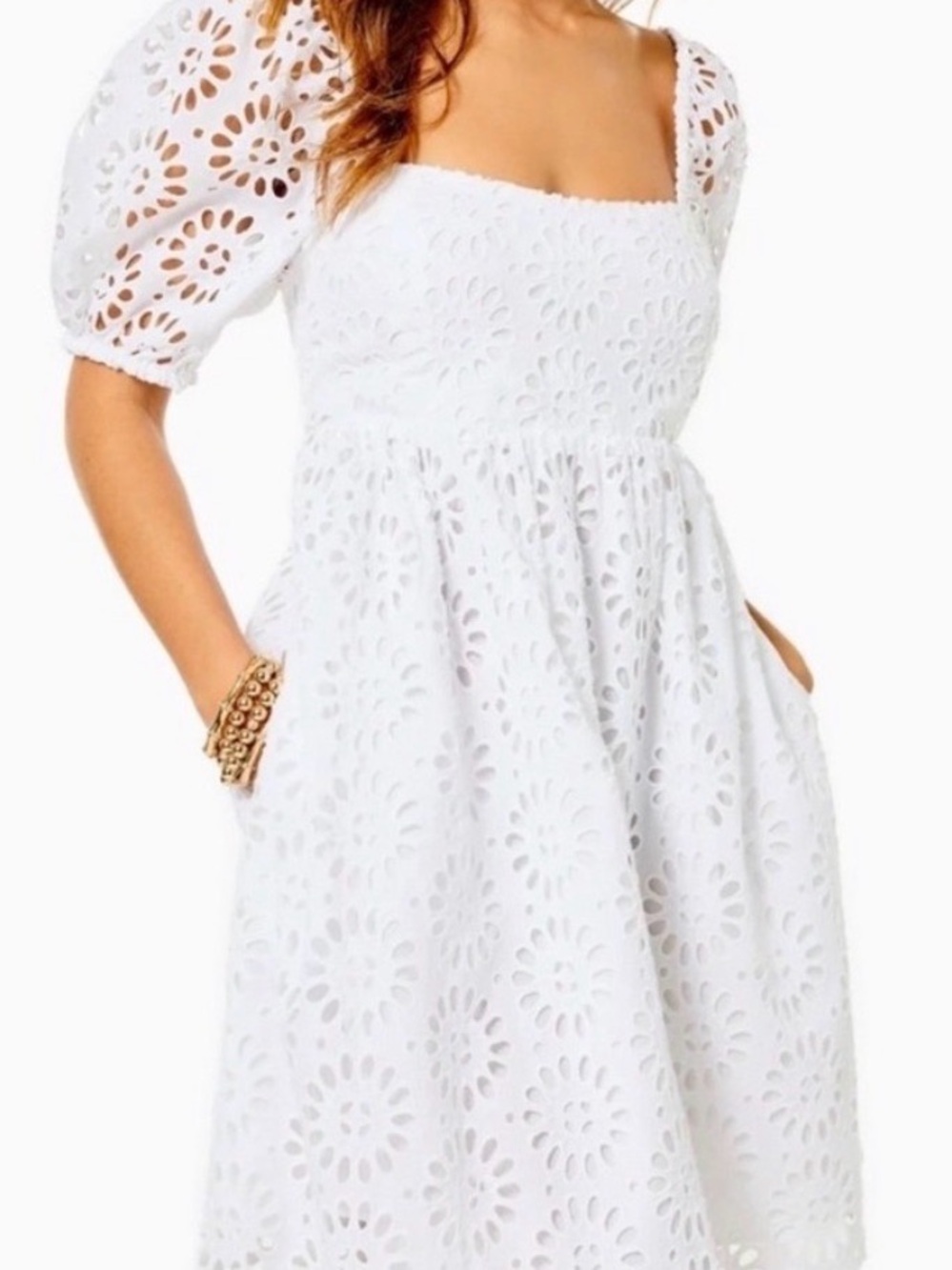 Lilly Pulitzer white lace dress-12